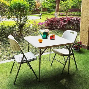 Square Foldable Table+ Foldable Chairs Set