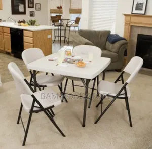Square Foldable Table+ Foldable Chairs Set
