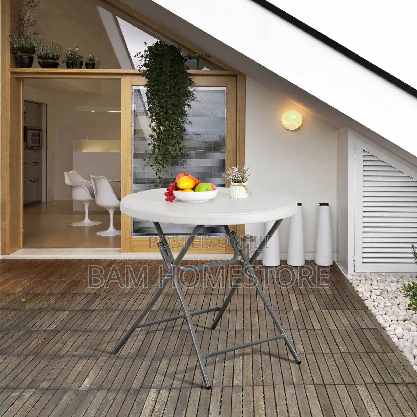 Round Foldable Table 80cm