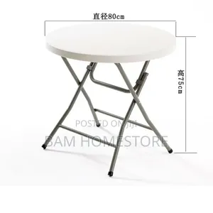 Round Foldable Table 80cm