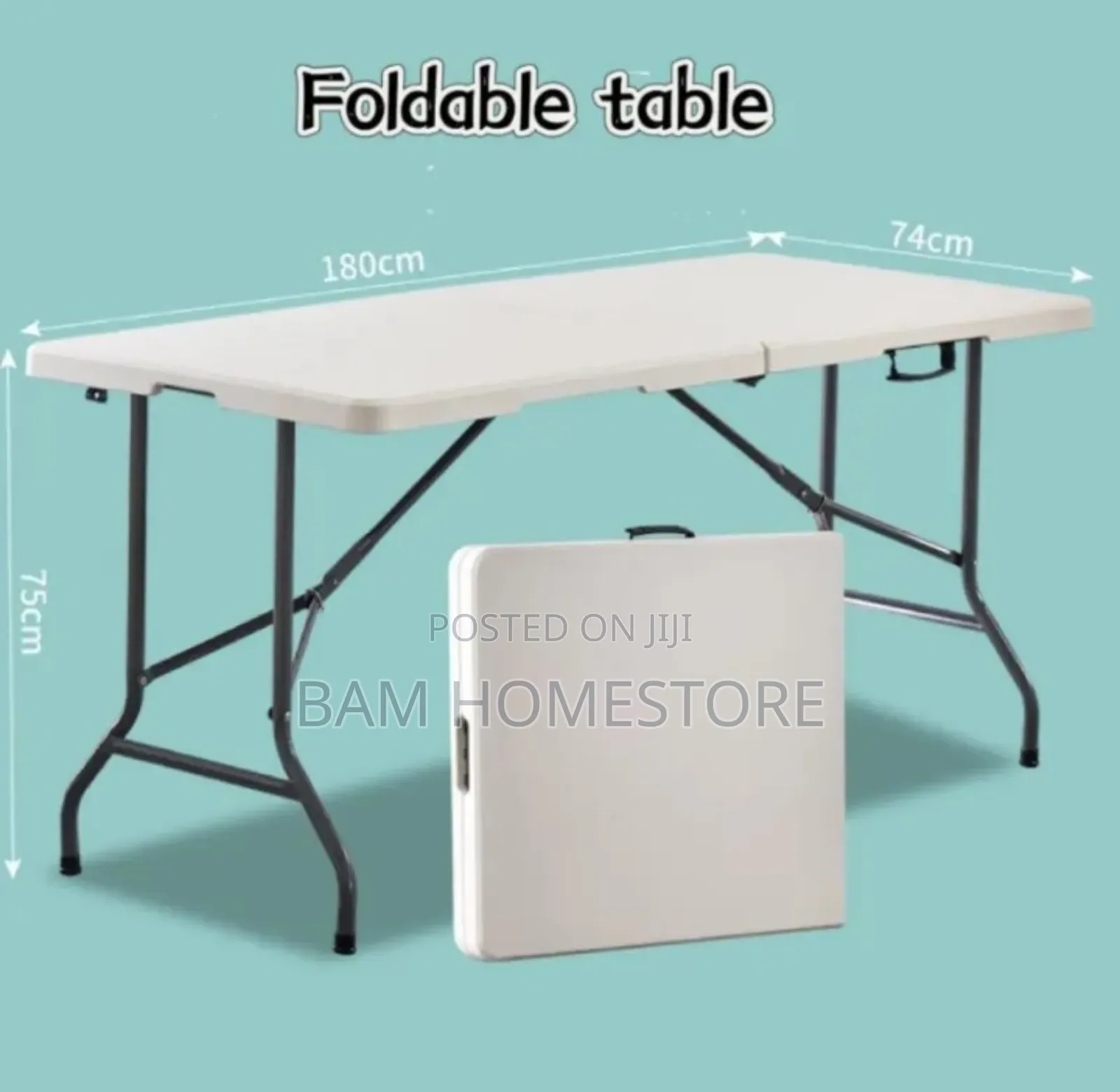 Foldable Durable Table 180cm
