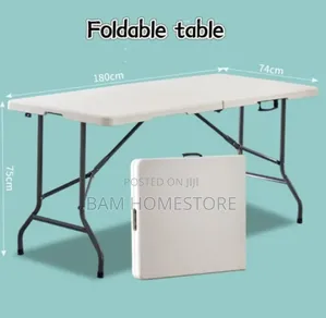 Foldable Durable Table 180cm