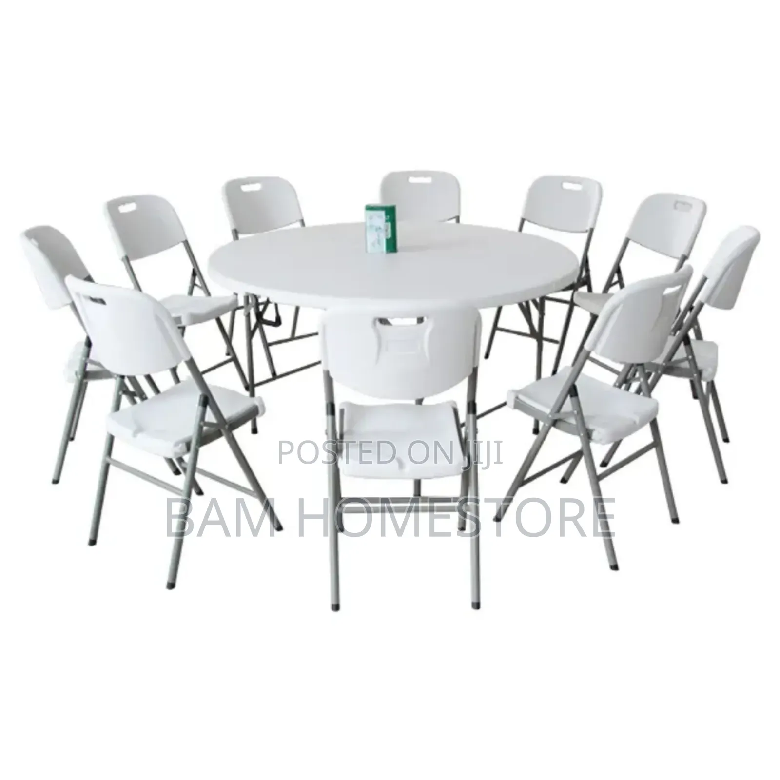 Foldable Banquet Table 150cm +10 Chairs