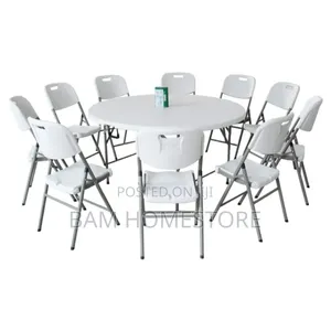 Foldable Banquet Table 150cm +10 Chairs