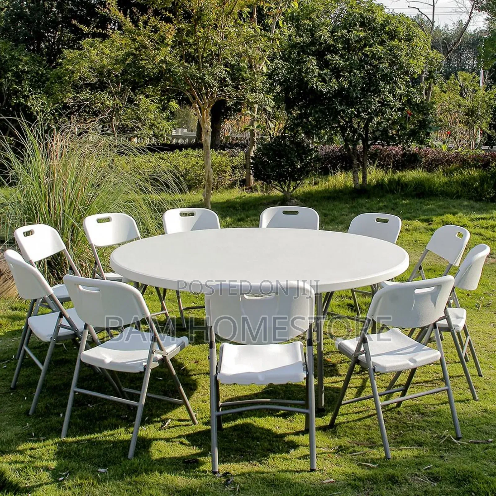 Foldable Banquet Table 150cm +10 Chairs