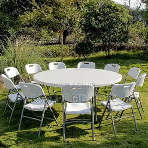 Foldable Banquet Table 150cm +10 Chairs