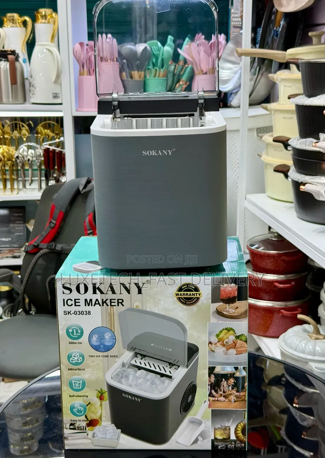 Sokany Ice Maker 12kg/Day