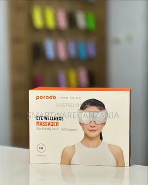 Porodo Eye Massager With Heat Bluetooth Music - White