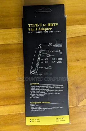 Type C to HDTV 8 in 1