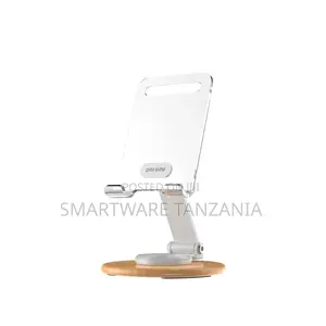 Porodo Transparent Phone Stand - 360° Rotatable Folding