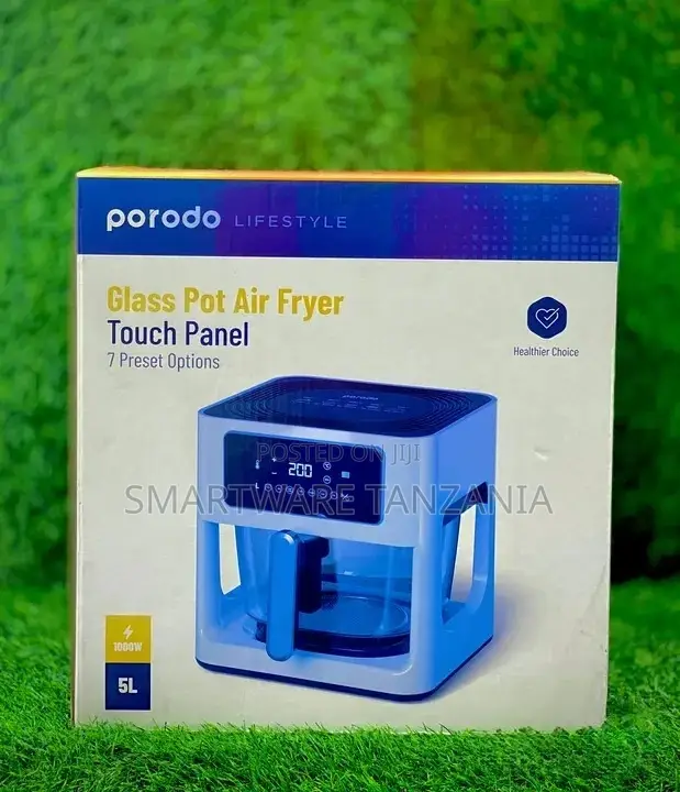 Porodo Full Glass Air Fryer 5l Transparent Basket Air Fryer