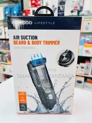 Porodo Lifestyle Air Suction Beard Body Trimmer - Black