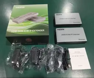 Hdmi Kvm Ip Extender Transmitter Receiver With 200m Range