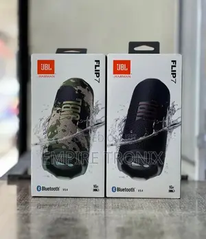 JBL Flip 7 Portable Waterproof Bluetooth Speaker (Black)