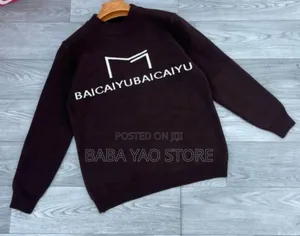 Unisex High-Grade Round Collor Casual Pullover