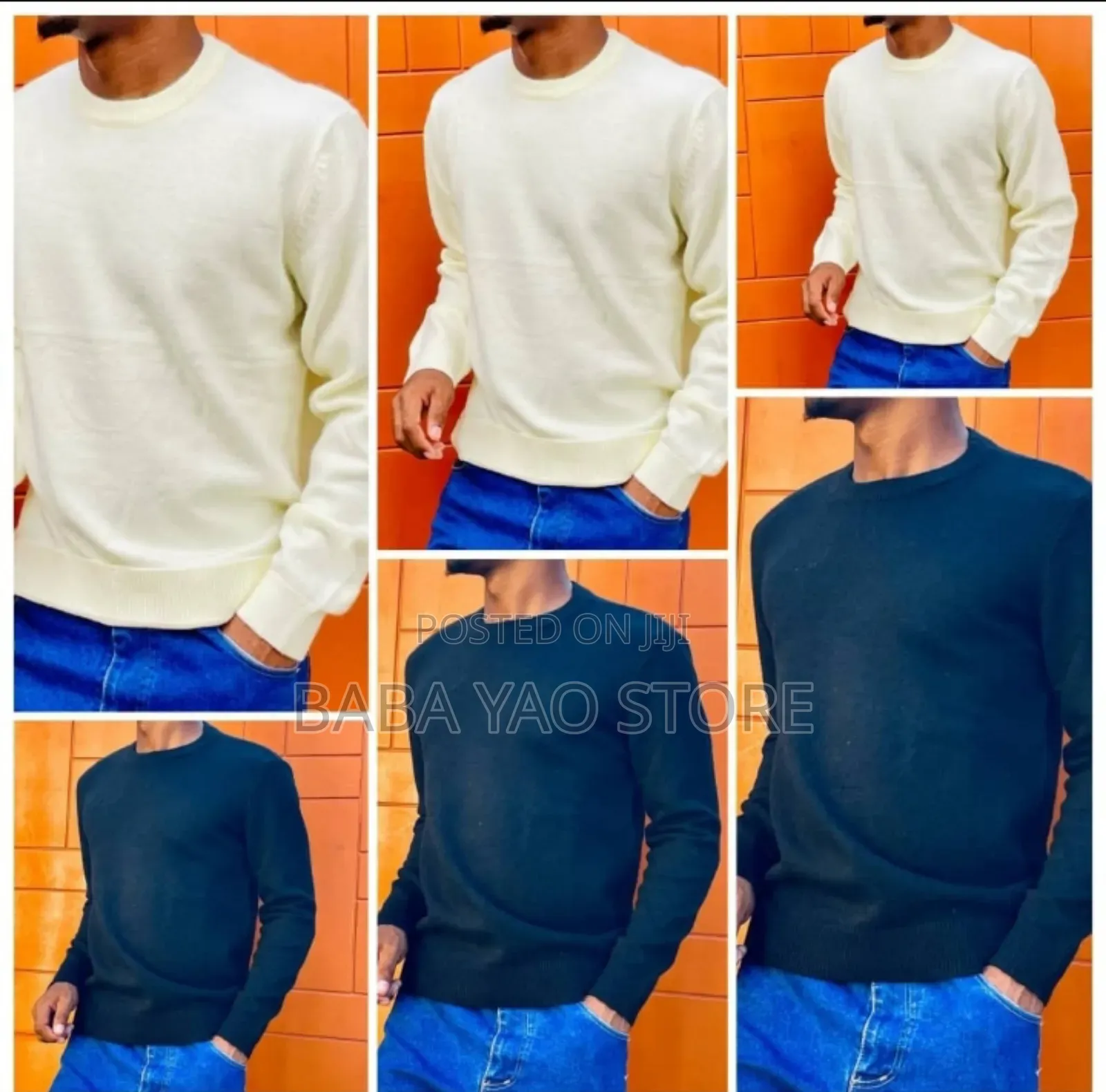 Unisex High-Grade Round Collor Casual Pullover