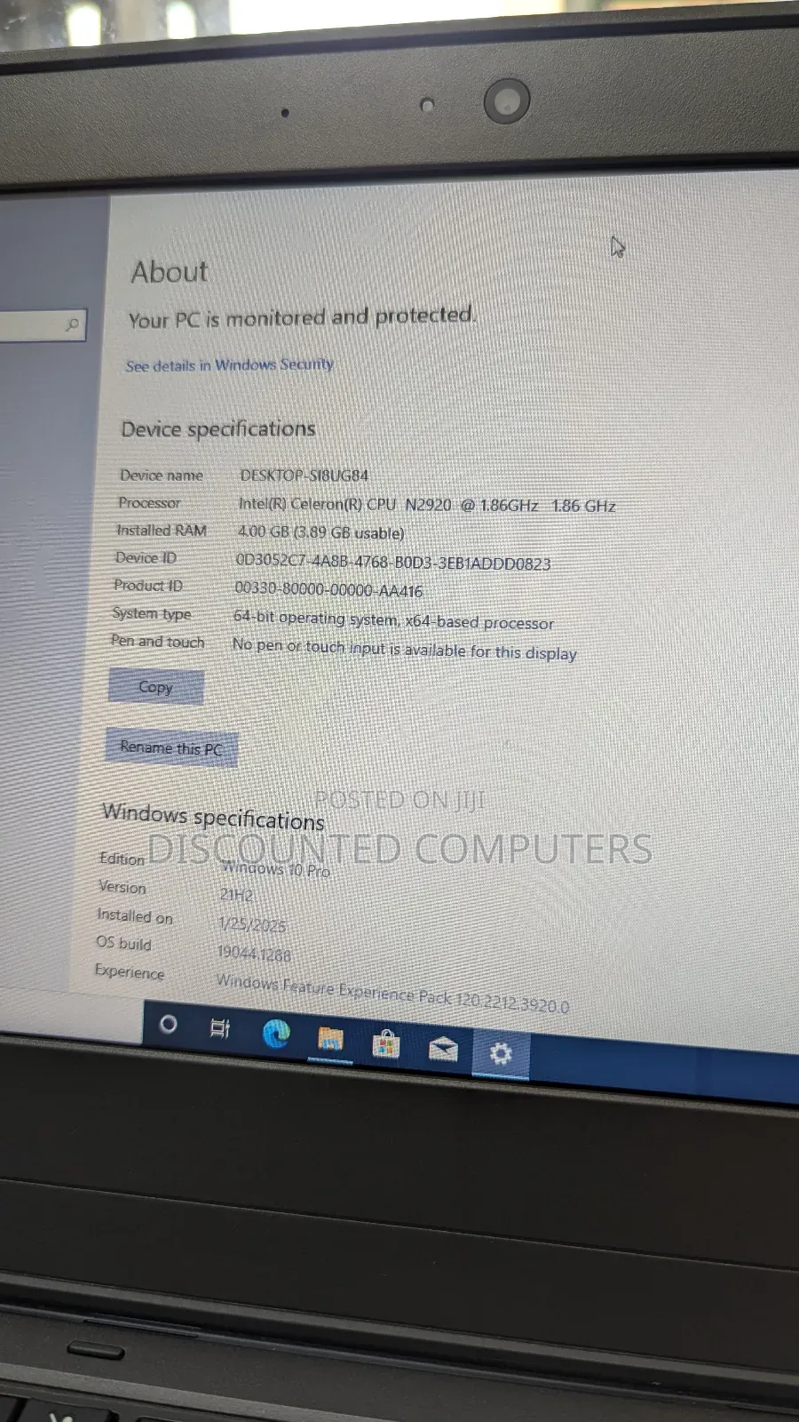 Laptop Lenovo ThinkPad 11e 4GB Intel Celeron HDD 500GB