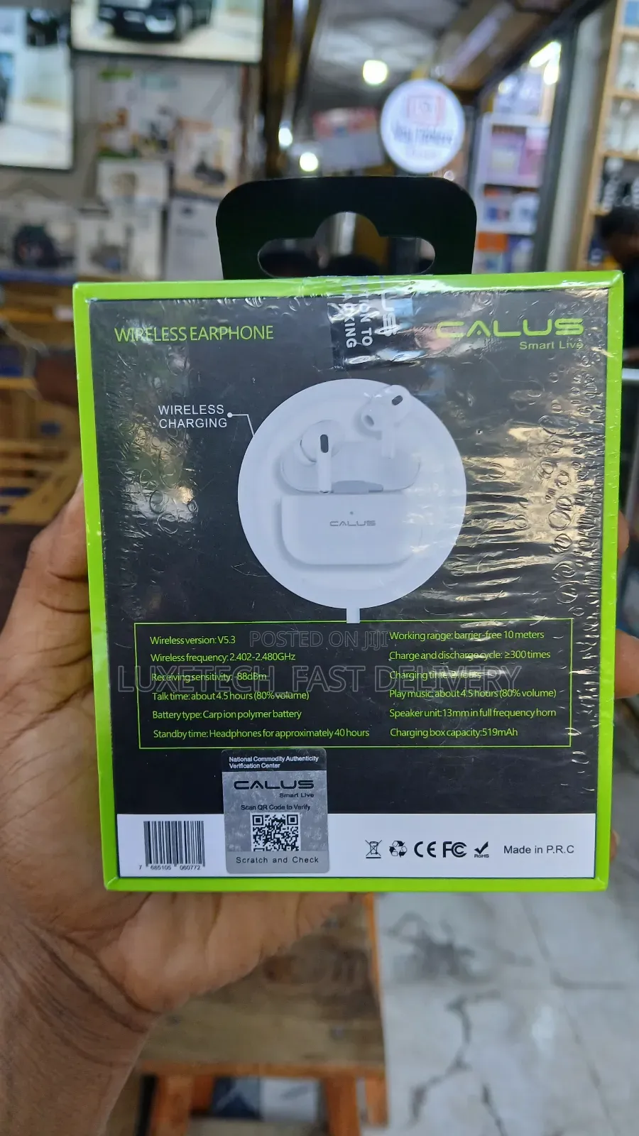 Calus Air P5 Wireless Bluetooth Original Earbuds