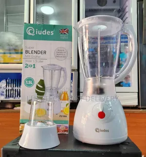 Qiudes Blender 2 in 1 With 1.5l for Home Use