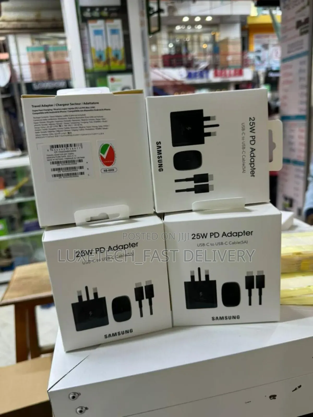 Samsung 25w Pd Adapter Super Fast Charging With Type-C Cable