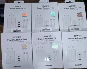 Samsung 65w Power Adapter Trio Fast Charger With Three Ports
