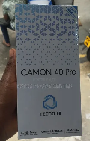 New Tecno Camon 40 Pro 256 GB Black