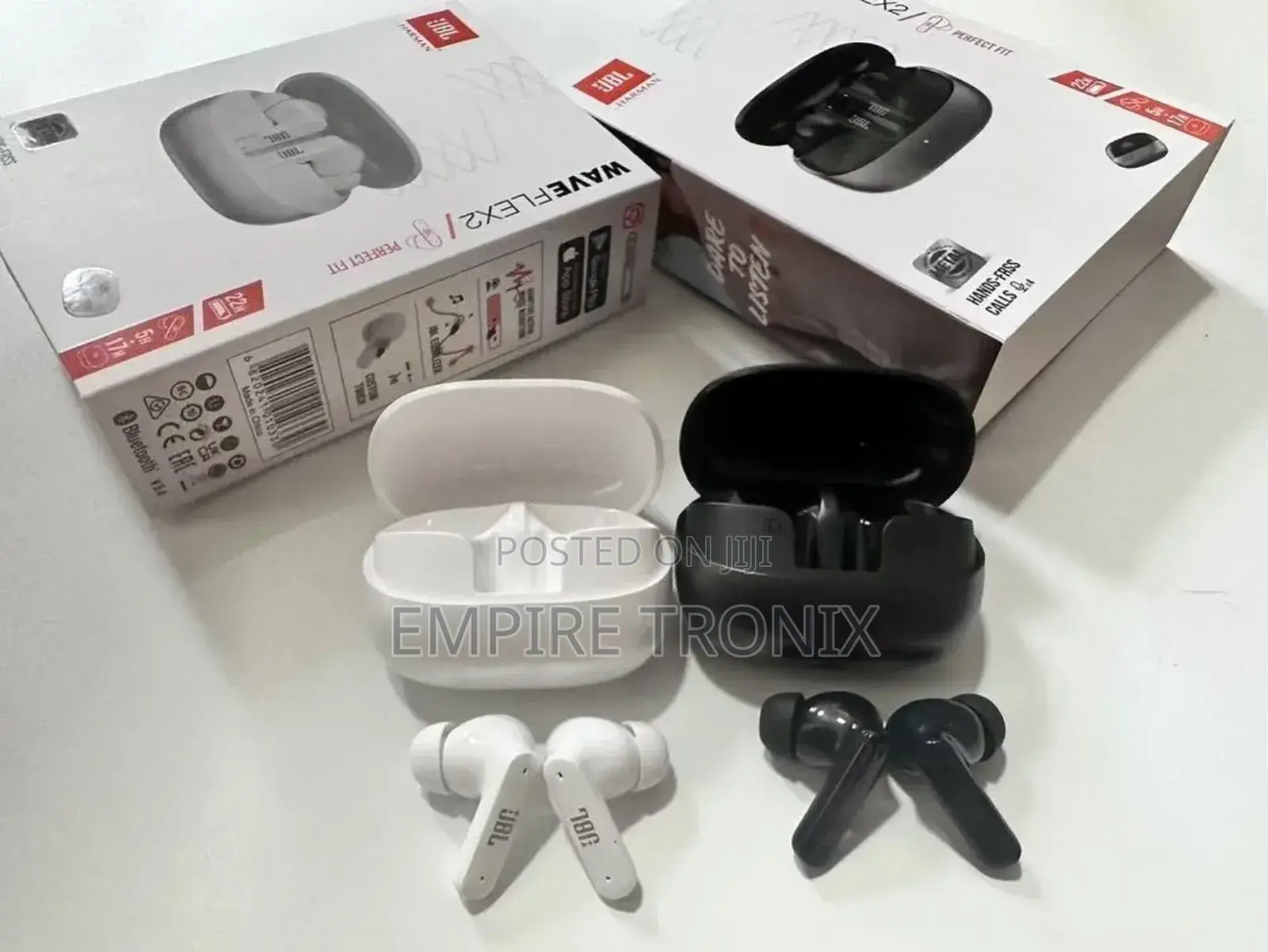 JBL Wave Flex 2 Wireless Earbuds - 40h Playtime