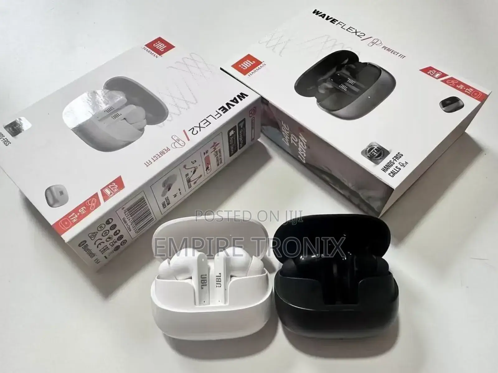 JBL Wave Flex 2 Wireless Earbuds - 40h Playtime