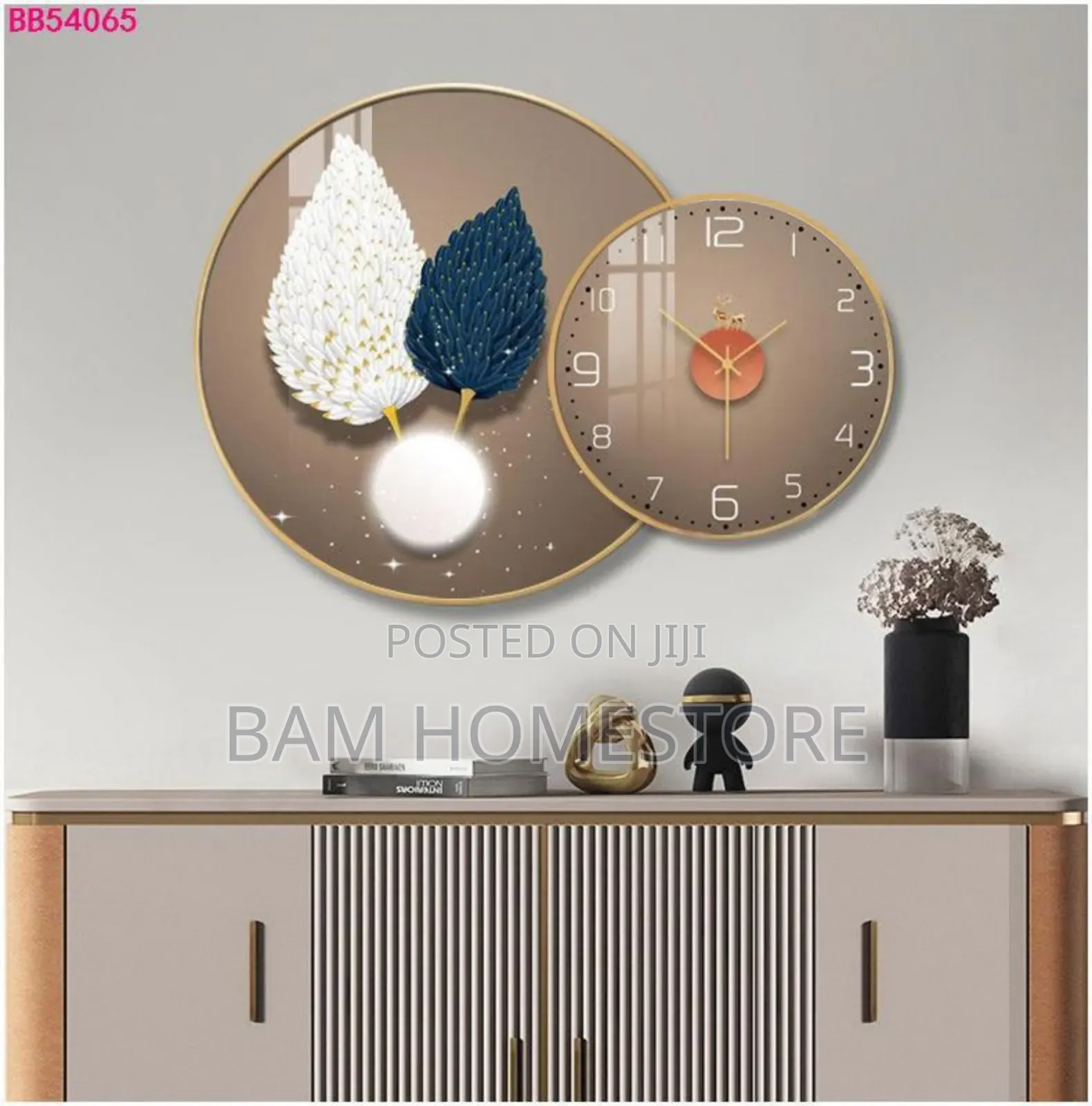 Round Combination Wall Clock