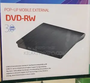 DVD -Rw Pop Up Mobile External Plug Play
