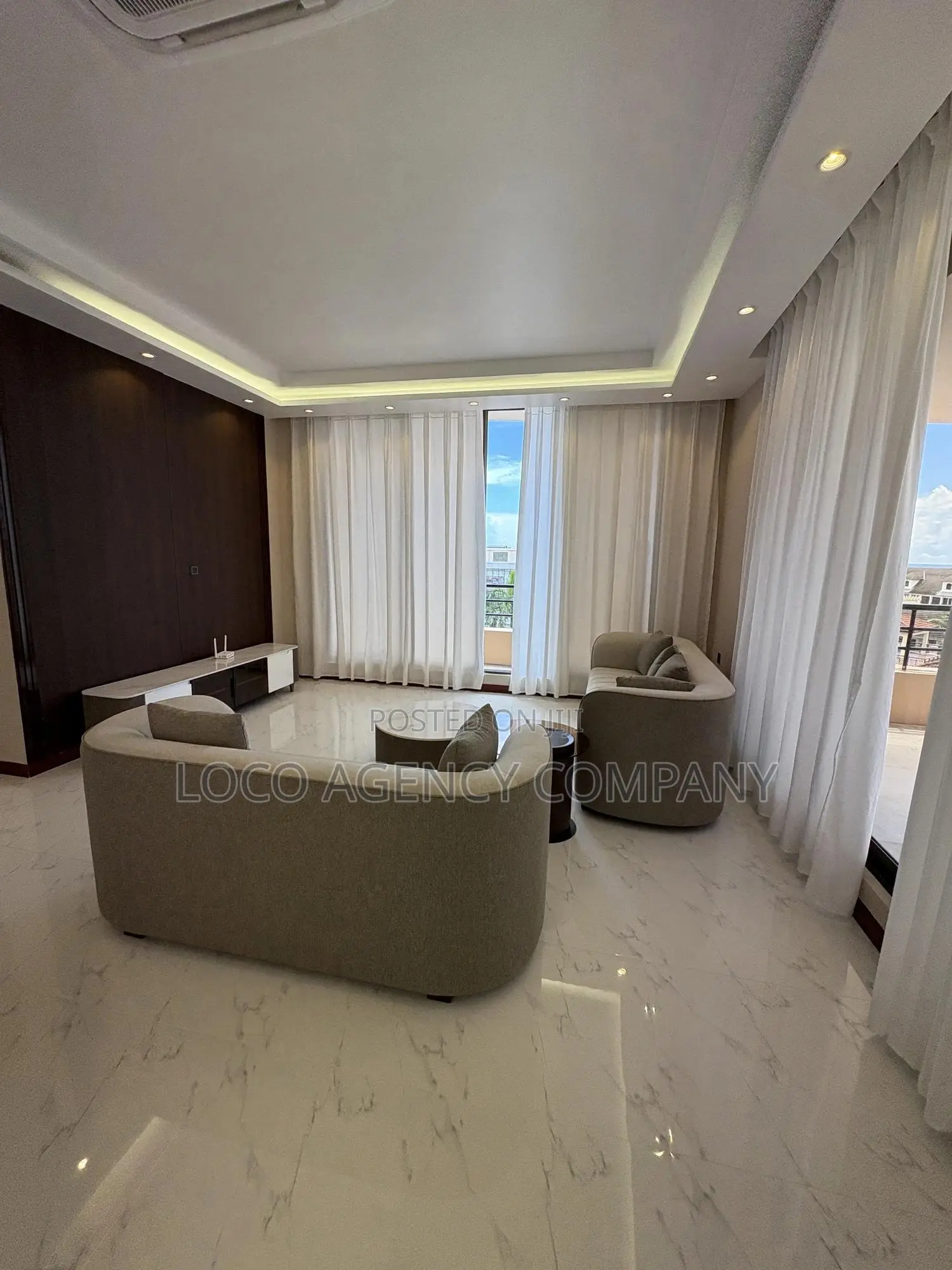 Furnished 3bdrm Apartment in Trusted Real Estate, Masaki for rent