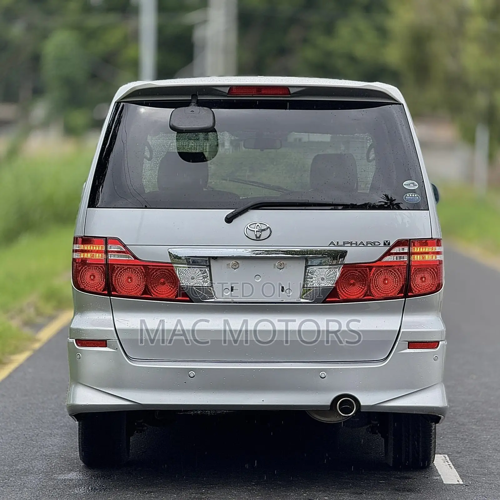 Toyota Alphard 2007 Silver