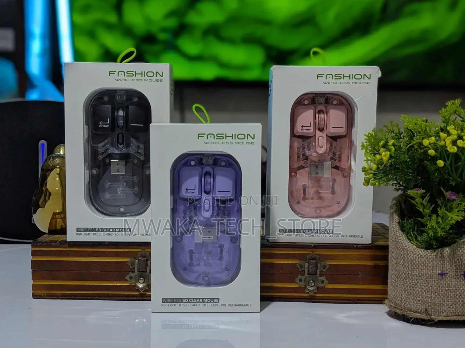 Transparent Colored Mouse