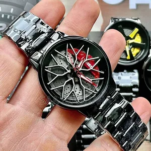 Skmei Wheel's Men Luxury Watches Black and Red