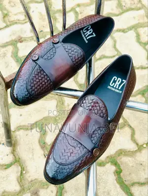 Brown Leather Shoes/ Cr 7 Brand Style