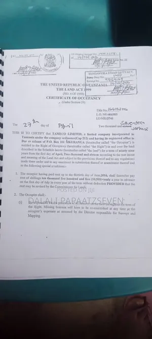 Eneo Lenye Ukubwa Wa Heka 6 Linauzw Bilion 1.5 Lipo Mkuranga