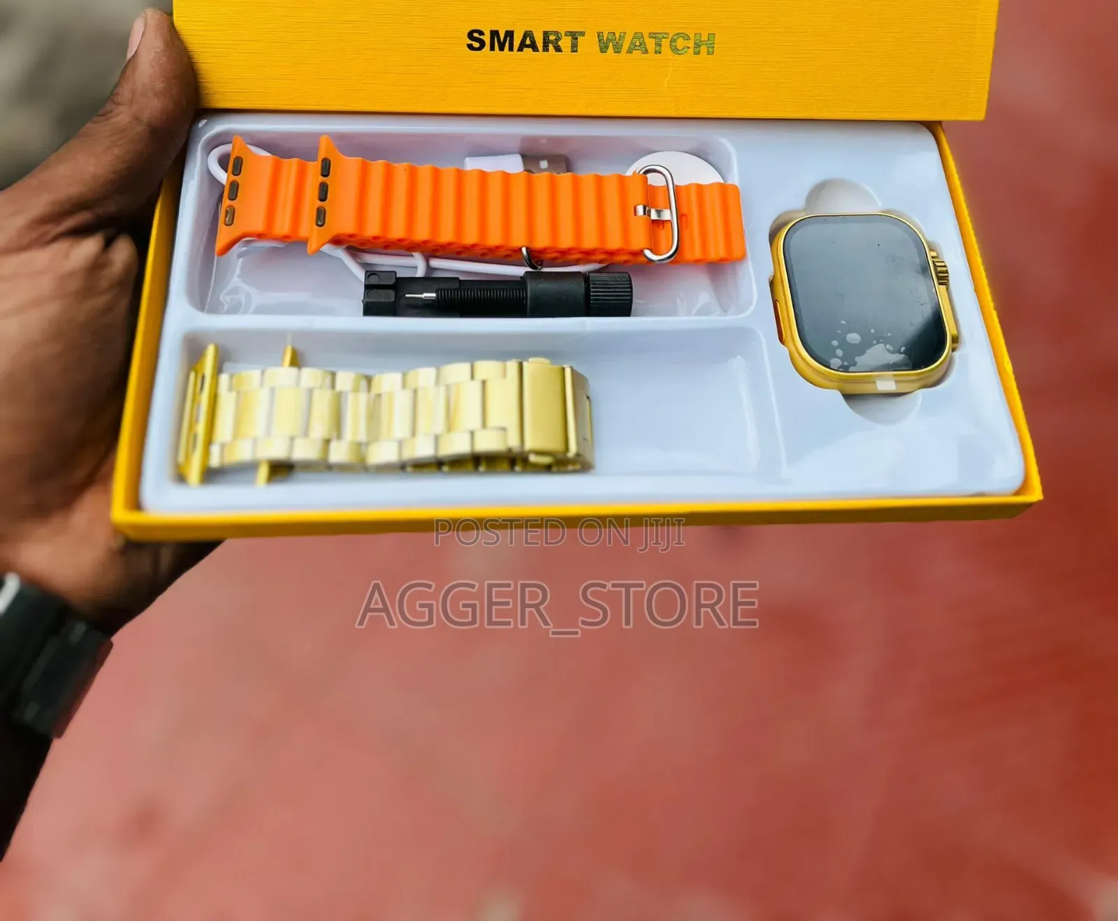 V9 Ultra Max Smartwatch Original Golden Watch