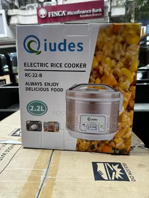 Qiudes Electric Rice Cooker 2.2l || Rc-22-B