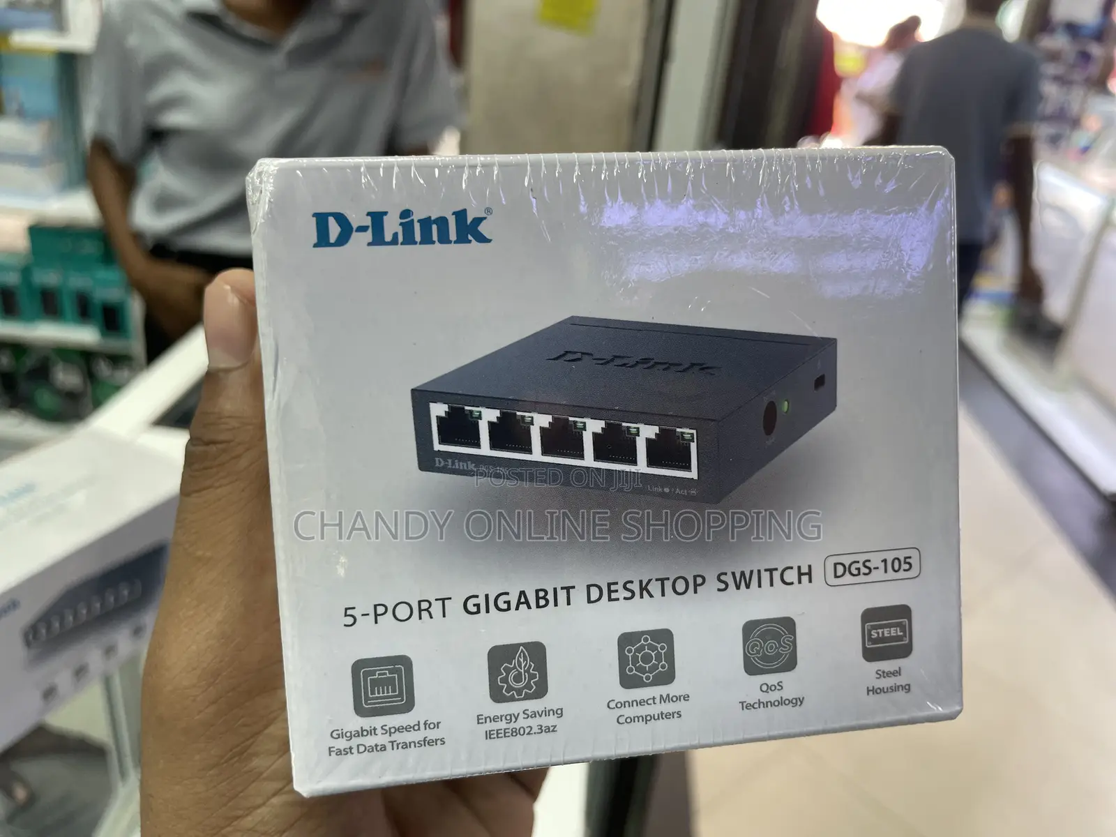 D-Link DGS-105 – 5-Port Gigabit Desktop Switch