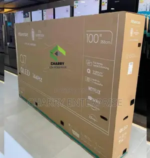 Hisense Tv 100 Inch H100q7n Qled With Built- In Subwoofer