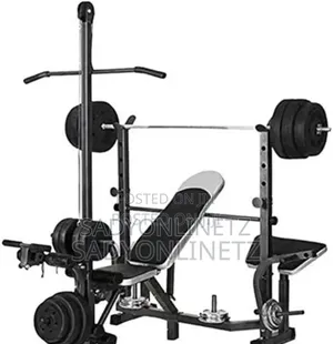 Bench and 55kg Dumbbell