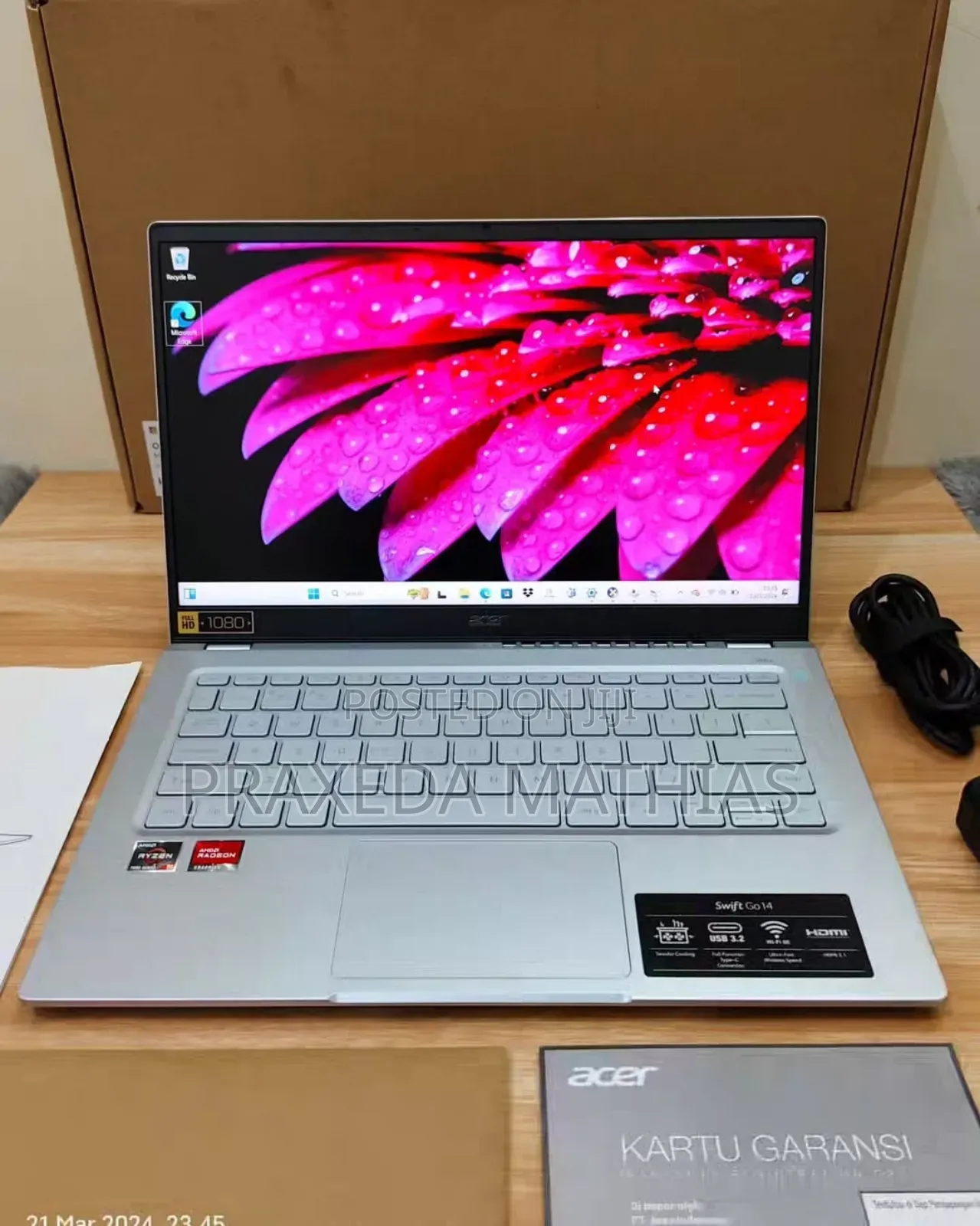 Laptop Acer Swift 3 8GB AMD Ryzen 5 SSD 512GB