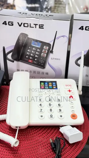 Wireless Desk Phones / Simu Za Mezani With 2 Sim Card Slots