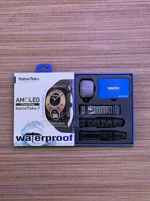 Hainoteko-7 Waterproof Smartwatch With Amoled Curved Display