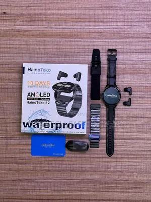 Haino Teko-12 Waterproof Smartwatch, Earbuds, Amoled Display