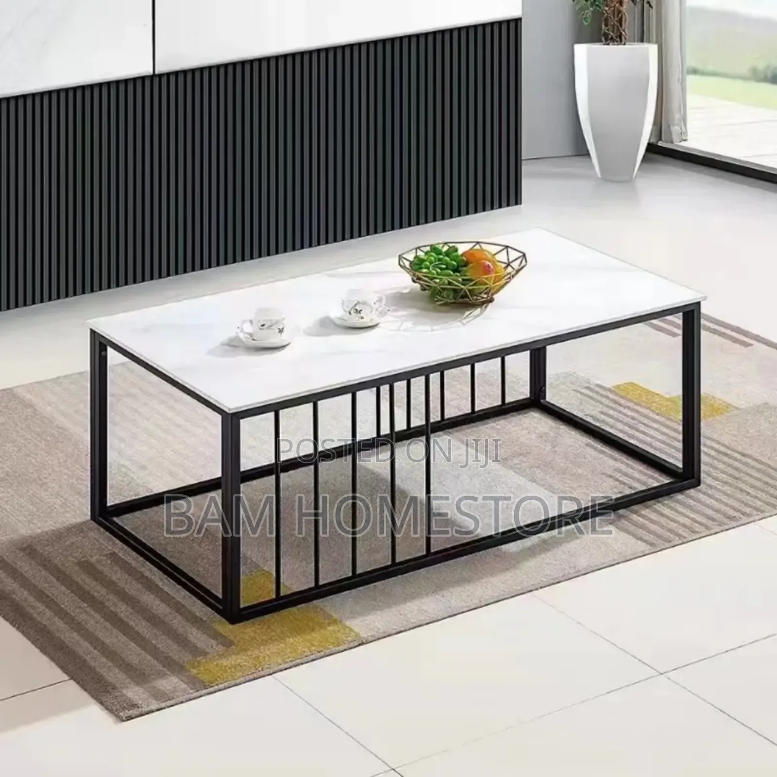 Classic Nordic Rock Square Coffee Table