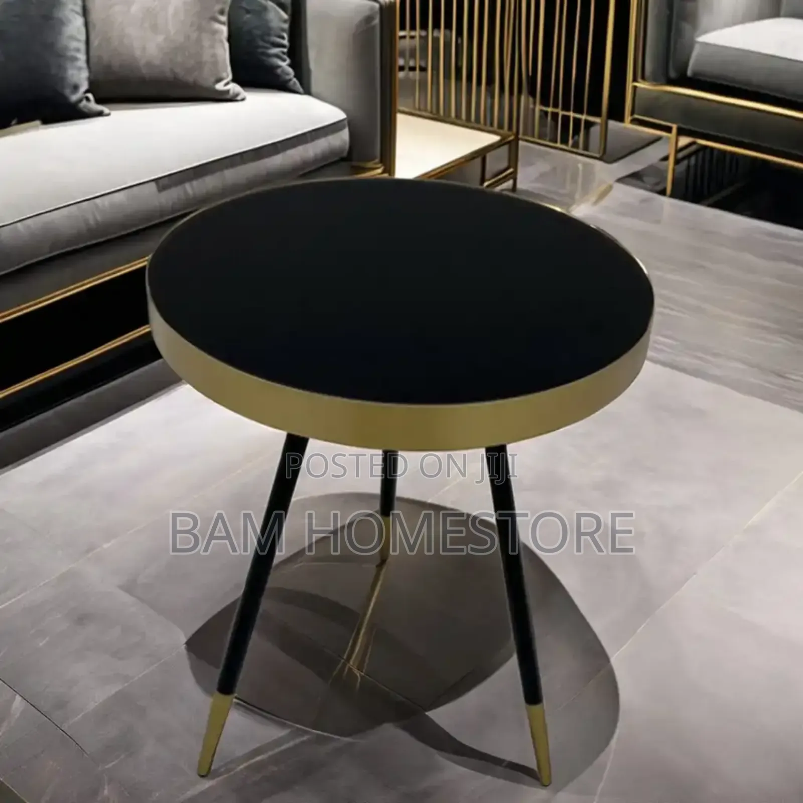 Classic Coffee Table 2 in 1 With Marble Glass Top