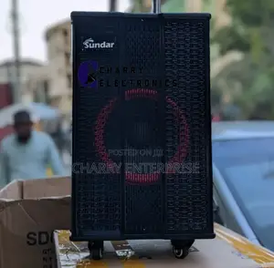 Sundar Portable Rechargeable Speaker Size 14 Wireless Mic