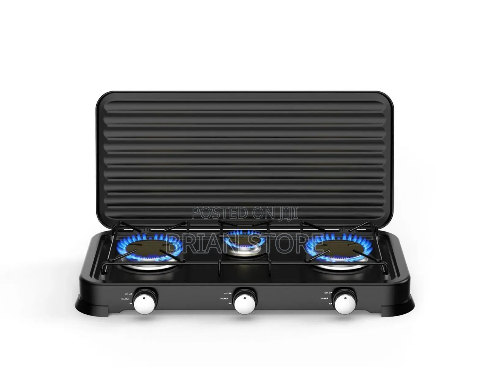 Sokany Gas Cooker 3 Plates(Jiko La Gesi Plate 3 Yenye Mfunko