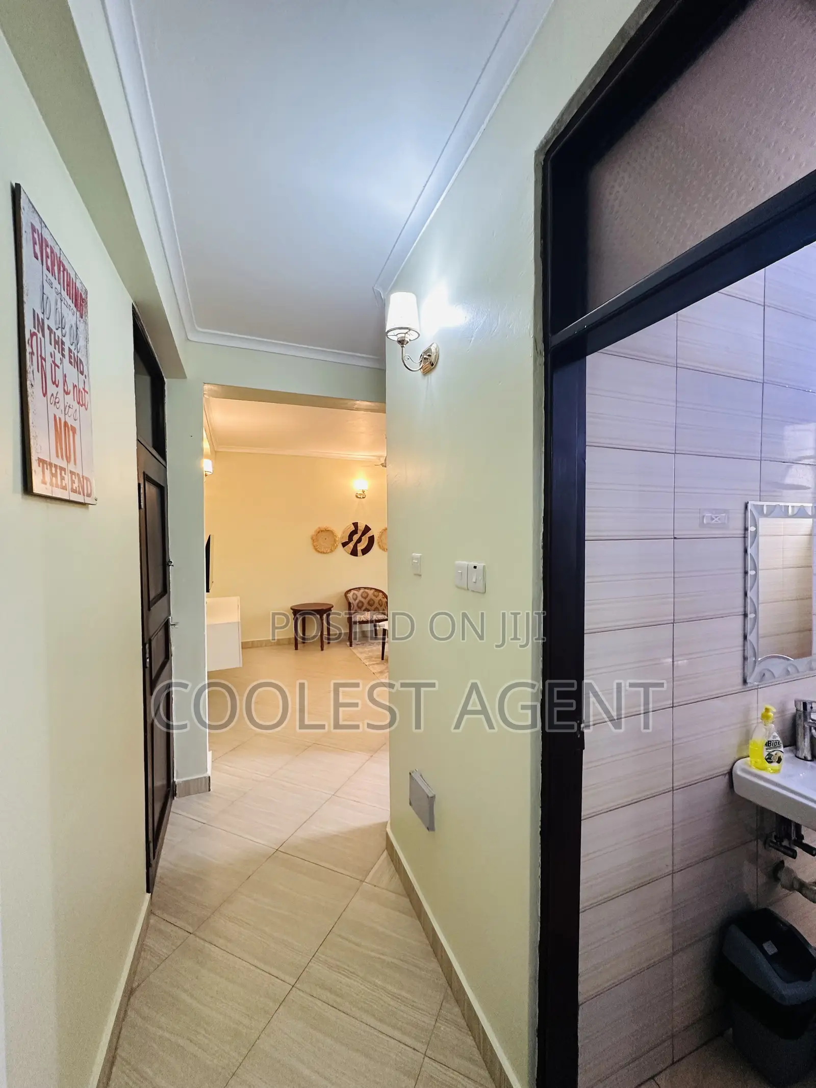 Furnished 1bdrm Apartment in Coolest Estate, Mikocheni for rent